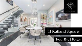 Ultimate Luxury Listing at 11 Rutland Square in Boston's South End | The Mazer Group