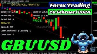 Forex Trading | Trading in GBP USD On February 28 | EA Profit4u