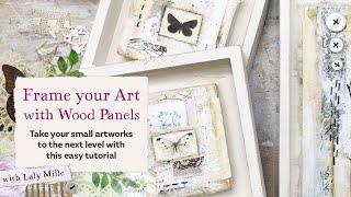 How to Frame Art with Wood Panels