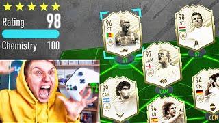 198 RATED!! *NEW* ICON MOMENTS FUT DRAFT!! - FIFA 20