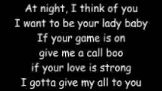 At Night I Think of You, I Want to Be Your Lady Baby -My boo Lyrics (Running Man challenge song)