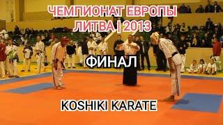 Чемпионат Европы по косики каратэ 2013. Финал. Дымчак И. - Поддубный С.