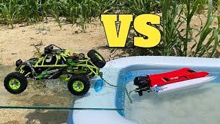 Wltoys 12427 vs Wltoys WL915-A | RC Car vs RC Boat | Remote Control Car