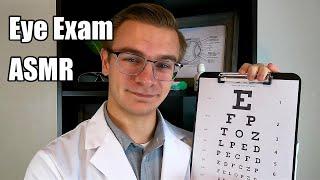 ASMR - Ridiculously Relaxing Eye Exam (Soft Spoken, Hand Movement, Personal Attention)