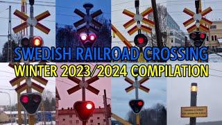 Swedish Railroad Crossing - Winter 2023/2024 compilation