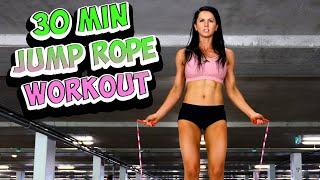 30 Minute Fat Burning HIIT (Jump Rope Workout At Home)