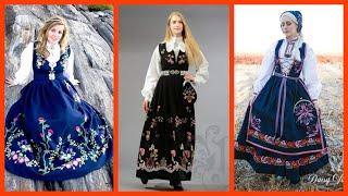 Norway traditional dresses | Norwegian bunad dress | Norway girls outfits | Samfree Styles