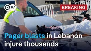 Lebanon: Hezbollah pager explosions injure thousands, several people dead | DW News