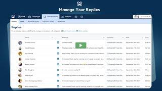 Effortlessly manage all your Meet Alfred Campaign Replies
