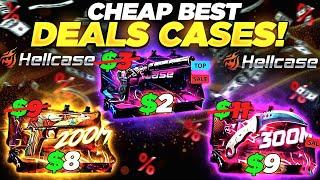 CHEAP BEST DEALS CASE OPENING ON HELLCASE ! ?! ! HELLCASE PROMO CODE 2025 ! HELLCASE CASE OPENING !