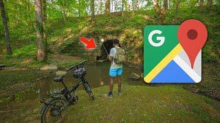 Fishing HIDDEN Rivers & Creeks Using GOOGLE MAPS For Big Bass