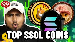 Top Solana Meme Coins To BUY NOW!!! (100X SOL MEME COINS)