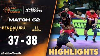 U Mumba held their nerve in a thrilling 1 point win over the Bulls | #ProKabaddiOnStar 2024 HLS