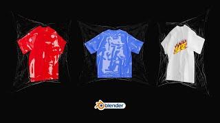 HOW TO VACCUM SEAL/PACKAGE ANYTHING IN BLENDER 3D (T-SHIRT MOCK-UP)