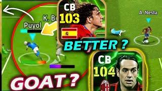 NESTA Double Booster Epic Review VS  PUYOL Destroyer debateefootball ||efootball 2025