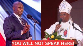 DRAMA IN EMBU AS BISHOP DENY GACHAGUA MIC TO SPEAK IN FRONT RUTO & UHURU KENYATTA!