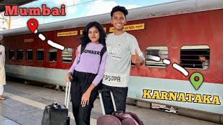 Travelling from Mumbai to Karnataka  | Manavi Shubham Vlogs