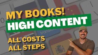 My Amazon KDP High Content Book Projects! What costs? What revenues? Which steps?