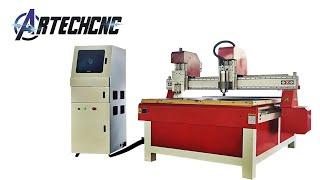 ART-1313G Glass CNC Cutting Machine With Router Spindle