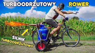 Zamontowałem SILNIK TURBOODRZUTOWY na rower!