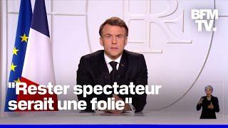 Guerre en Ukraine: l'allocution d'Emmanuel Macron en intégralité