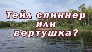 ТЕЙЛ СПИННЕР или ВЕРТУШКА НА ЩУКУ! На что лучше КЛЮЁТ ЩУКА! Рыбалка на спиннинг!