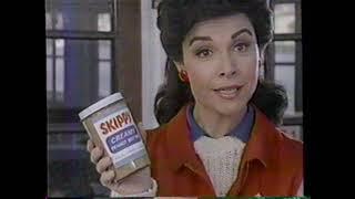 1984 Skippy Creamy Peanut Butter "Annette Funicello - 1/2 the added sugars" TV Commercial