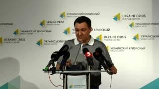 Dmytro Tymchuk. Ukraine crisis media center, 16 of July 2014