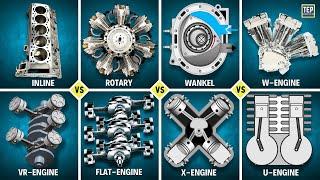 Learn about every Engine Layout in just one video | V-W-X-U-H Engines