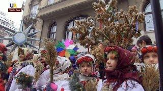 У Львові встановили Різдвяний Дідух