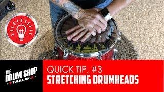 Do I Need to Stretch my Drumheads or Not? Quick Tips at The Drum Shop - Episode #3