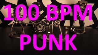 100 BPM - PUNK - 4/4 Schlagzeugspur - Metronom