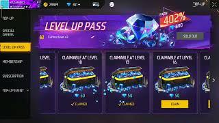 KP gaming 2 level up pass opening on free fire #fullvideo #viralvideo