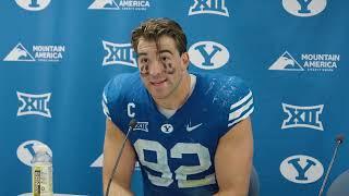 Tyler Batty | BYU Football | Postgame | Kansas | November 16, 2024