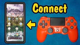 How To Pair A DualShock 4 Controller To An Android Phone (Connect Wireless Device)