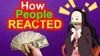 How people reacted to Senju in Japan's bet VS Globku - Demon Slayer hinokami Keppuutan #Shorts