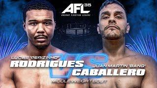 LUCAS RODRIGUES vs JUAN MARTIN CABALLERO | FULL FIGHT | AFL 35