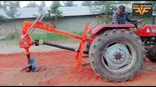 Farming earth augur| Post hole DIGGER |Farm Fanatics.#agriculture #trending