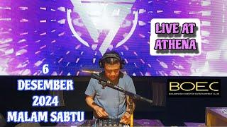 DJ FREDY LIVE AT ATHENA 6 DESEMBER 2024 MALAM SABTU