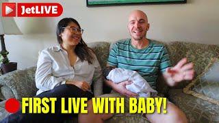 First LIVE with our baby!