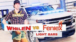 Whelen Legacy DUO vs Feniex Quad Light bars. Joe Declares his fanboy status.