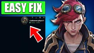 How To Easily Fix League Of Legends Unknown Player Error