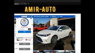 2016 TOYOTA AVALON 7500$ РАФТ ДАР АУКЦИОН