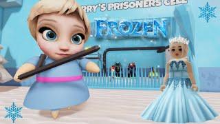 ROBLOX QUEEN ELSA BARRY'S PRISON RUN! OBBY ROBLOX GAMEPLAY WALKTHROUGH