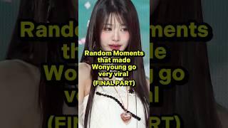 Random Moments that made Wonyoung go very viral (FINAL PART) #kpop #trending #viral #fyp #trend #fy