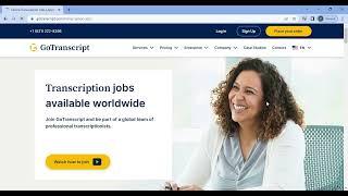 Gotranscript Application - Apply today to start earning money $