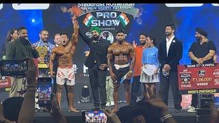 Final Winning Men’s Physique, Manoj Patil, Amit Agre, Anik Ghosh Pro Show Mumbai 2024