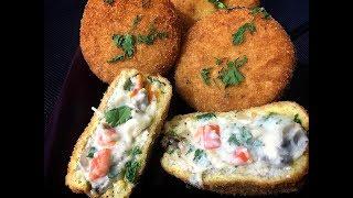 Chicken Bread Wheel Patties (iftar Recipe)