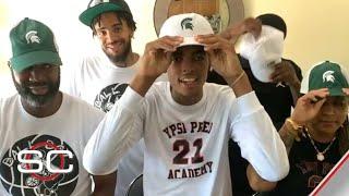 Emoni Bates commits to Michigan State for Class of 2022 | SportsCenter