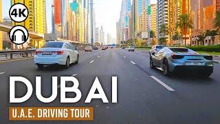 Dubai in 4K  A Drive Through Luxury and Skyscrapers